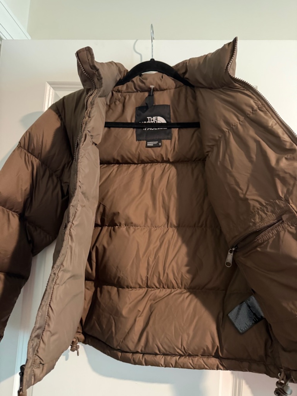 The North Face Chocolate Brown Insulated Puffer Jacket 🔥 Size XS - Picture 4 of 6